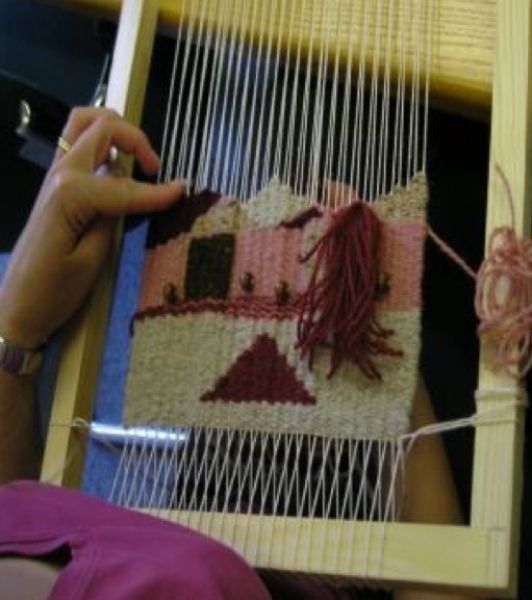 Woven tapestry course Hilary Charlesworth