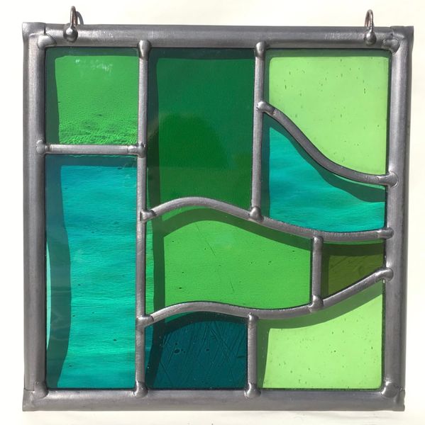 Make a stained glass panel in a day