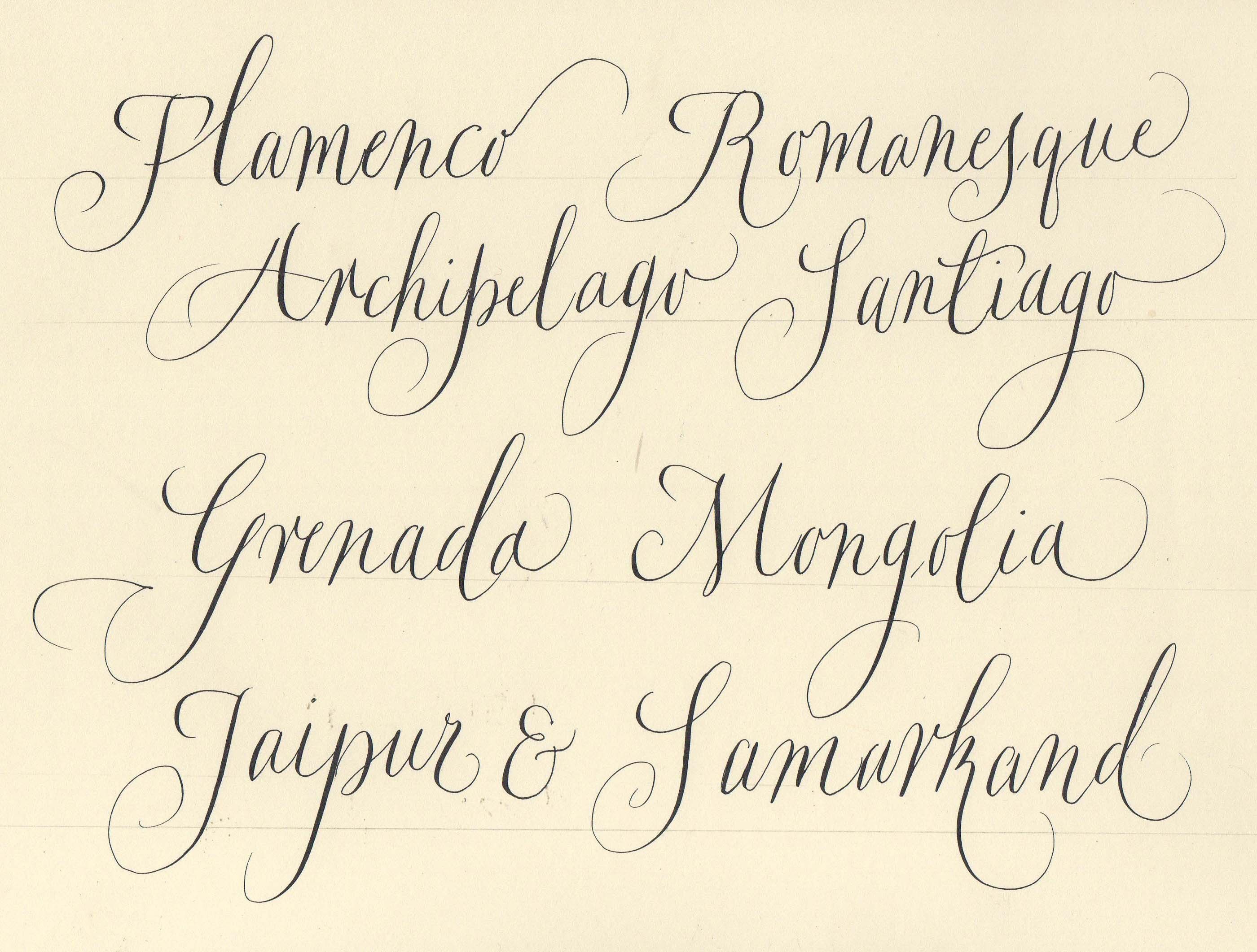 Calligraphy 'modern pointed pen cursive ' ( and many other scripts) ' zoom  tuition - live online