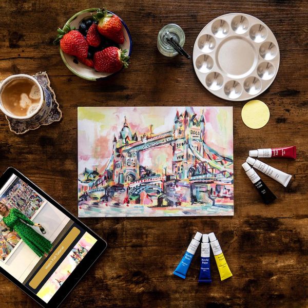 London Tower Bridge Art Kit