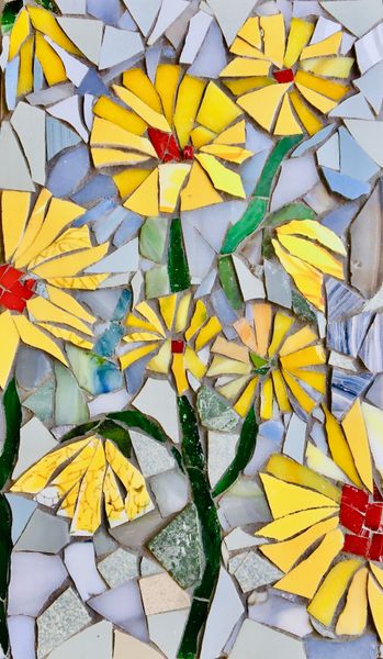 Kathy's yellow flower mosaic