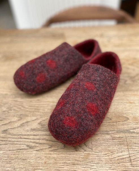 Red Spotty Slippers
