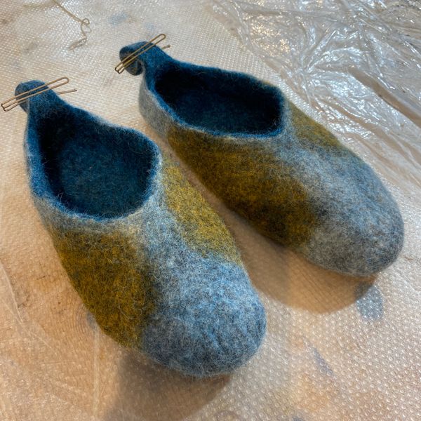 Workshop participants slippers