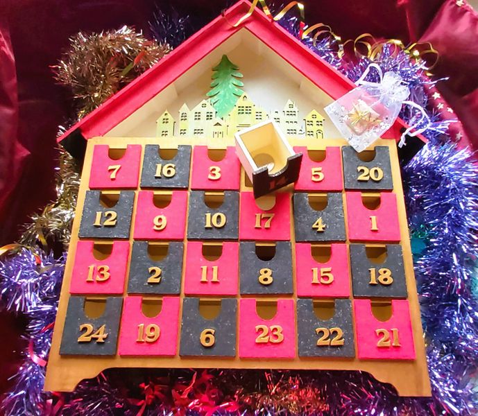 A Wooden Advent Calendar is crafted with care as a great way to count down to Christmas