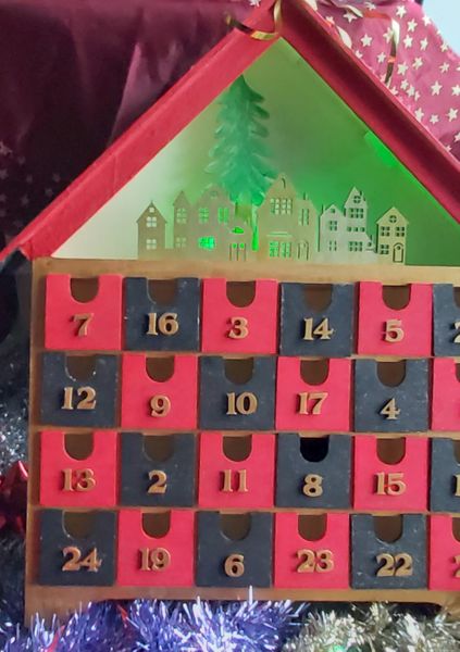 Get yourself ready for the run up to Christmas with a warm inviting glow from your light up Advent Calendar