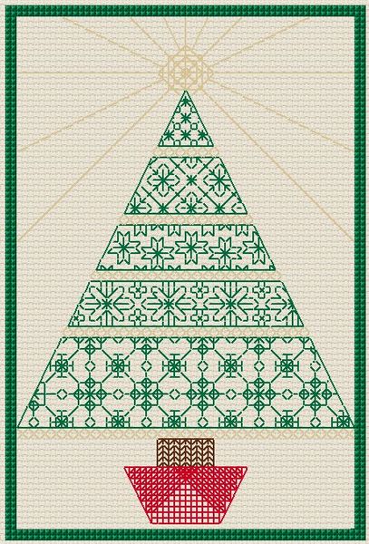 DoodleCraft Christmas Tree Card