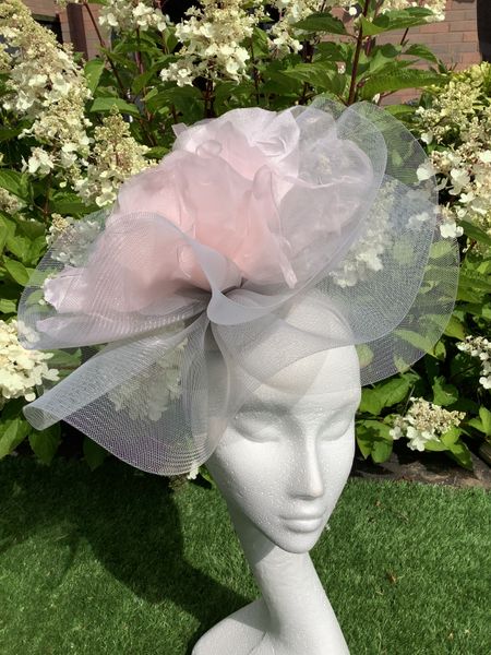 Silver grey and pink crinoline