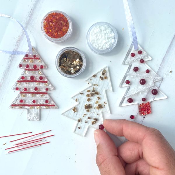 Fused glass Christmas tree kit