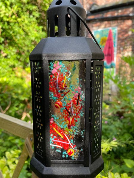 Glass lantern daytime pic in the sun - monthly special