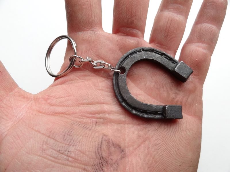 horseshoe keyring