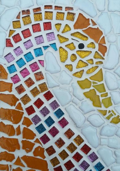 Goodness -  a wonderful swan mosaic in a day!