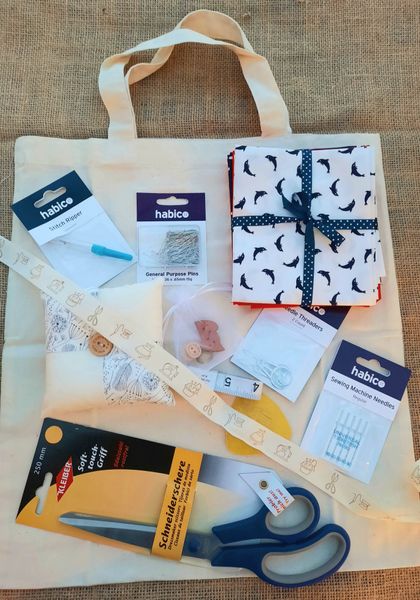 Blue dolphin fat quarter bundle and pack