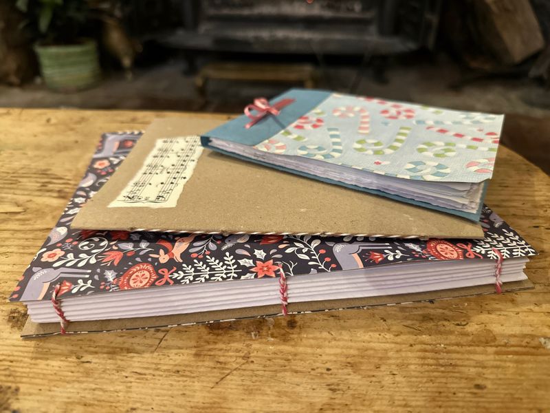 Handmade book samples