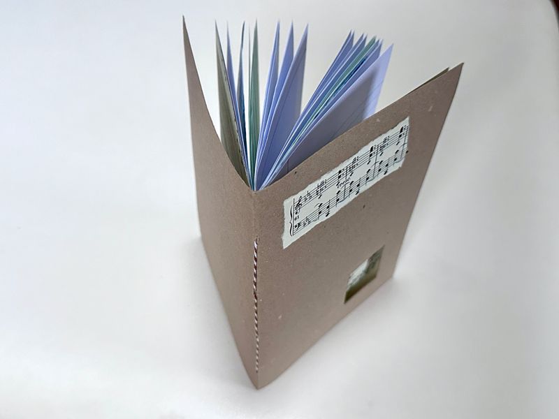 Simple bookbound notebook