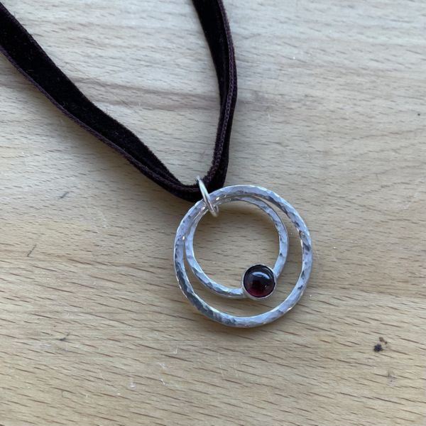 Student work from our Stone Set necklace class