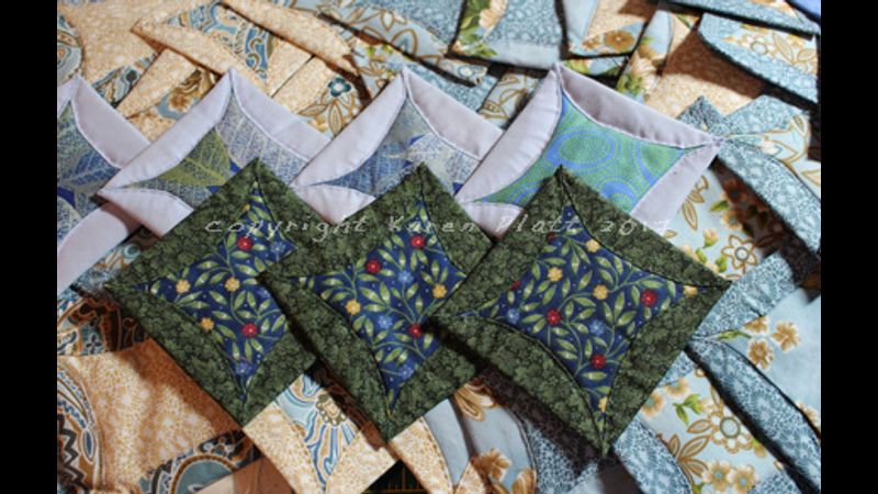 Japanese folded patchwork