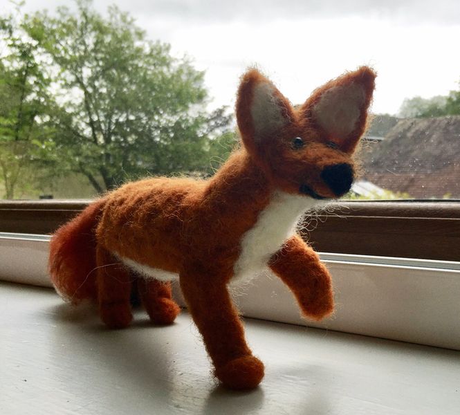 Fox made by a student