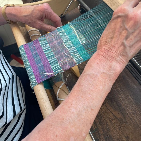 Deborah weaving