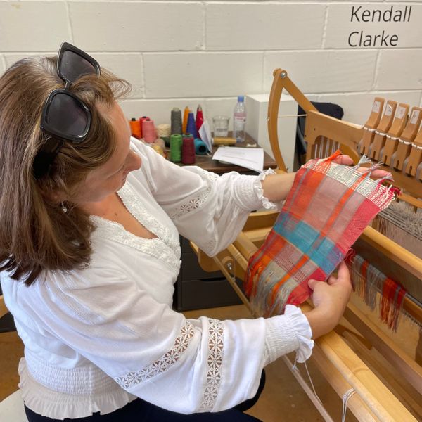 Agatha and her weaving