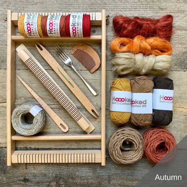 Autumn frame weaving starter kit