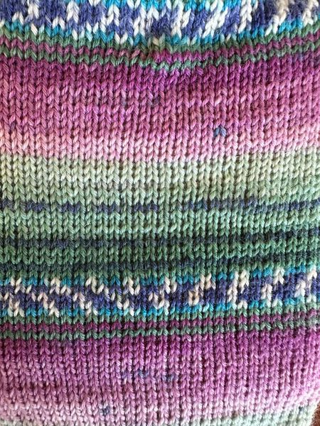 Close up of yarn design Kate