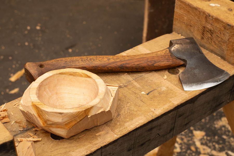 Axe and Bowl and Axe