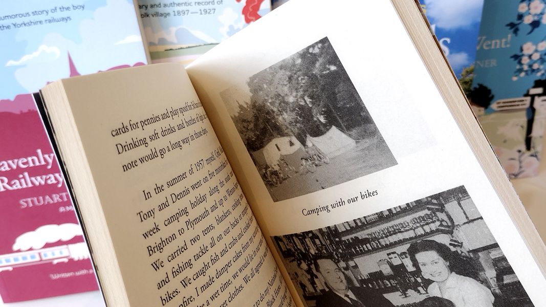 The inner pages of a memoir can be a permanent record, sharing history and photographs for generations to come