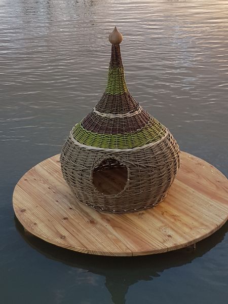 Floating Willow Duck House