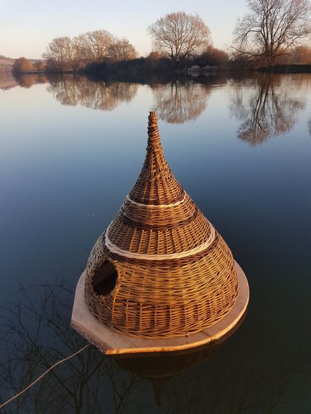 Floating Willow Duck House