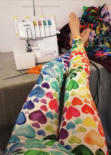 you can make leggings to suit your mood
