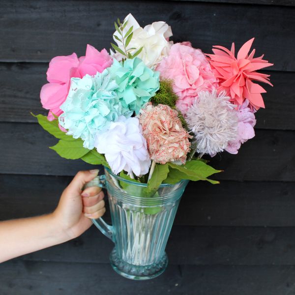 Bouquet in glass 