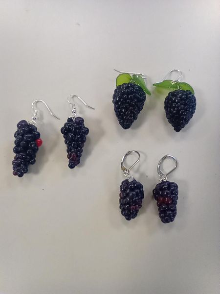 Polymer Clay Earrings done by students 