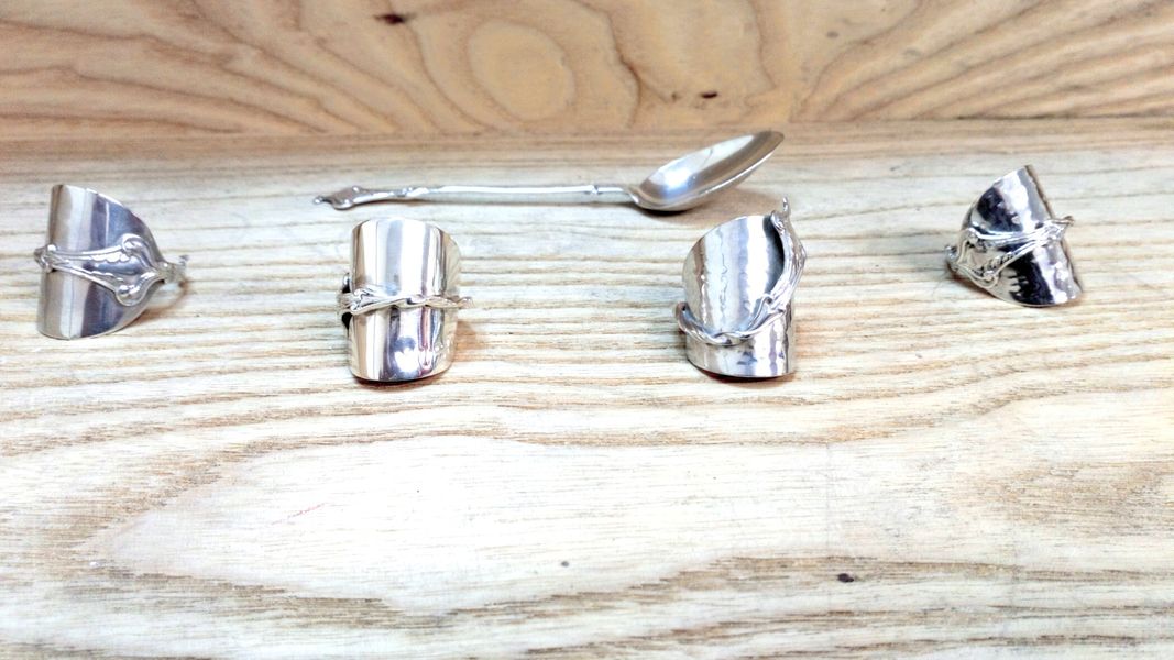 turn a silver spoon into a ring with Josephine Tournebize