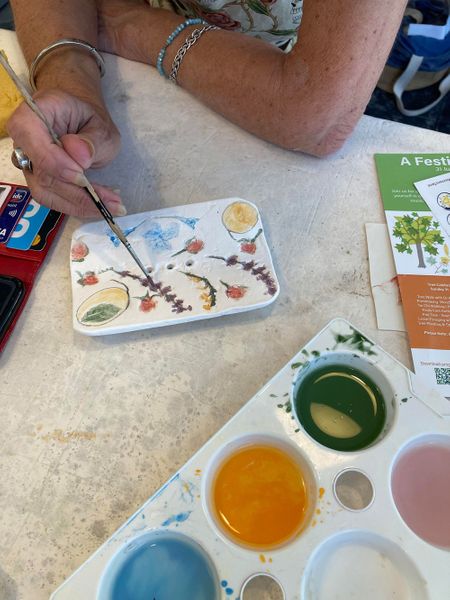 Glazing a soap dish