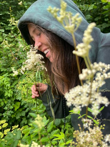 Smelling the meadowsweet
