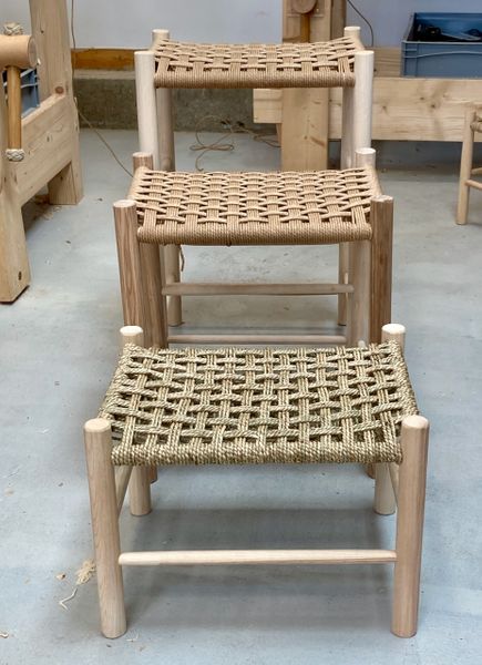 Three stools front