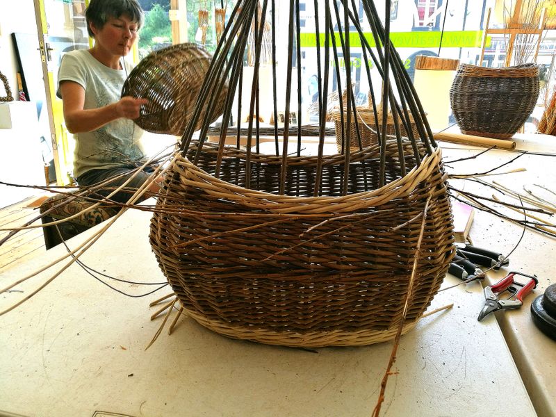 Basket in the making