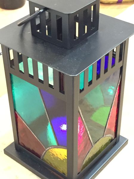 You can make any of our regular 1-day class projects if you don't have a design in mind - like this lantern