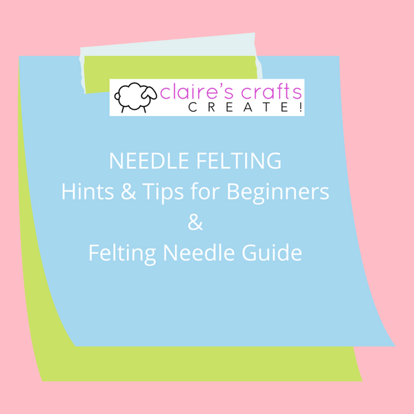 printed Learn to Needle Felt guides