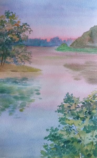 Landscape drawing and painting art course with artist Raya Brown