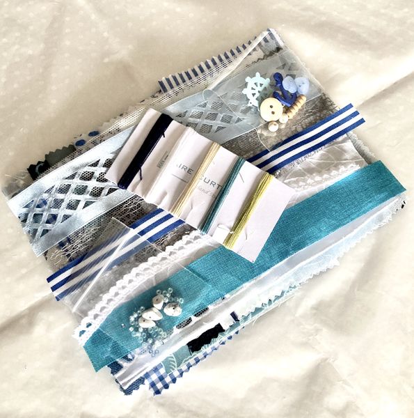 Hamptons Beach House slow stitch collection from Maire Curtis Lakeland Studio is carefully wrapped and presented in an A5 box for ease of gifting and postage.