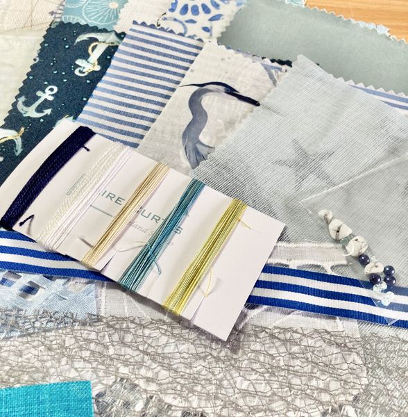 Hamptons Beach House slow stitch collection from Maire Curtis Lakeland Studio