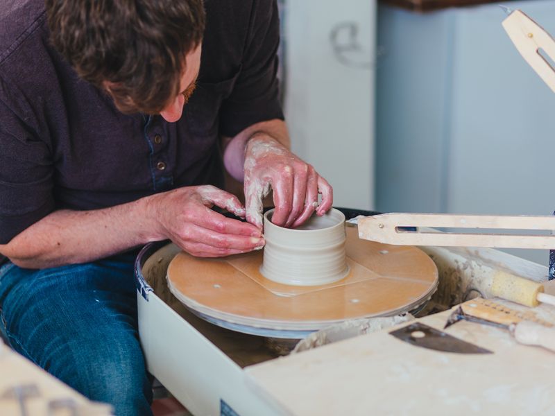 Create beautiful pieces with clay