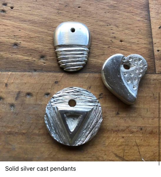 Solid silver pendants