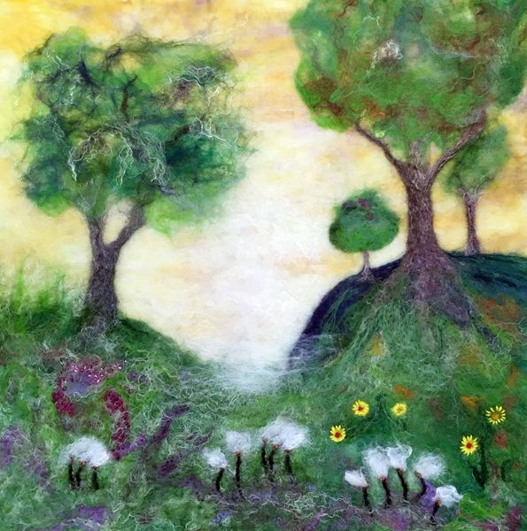 Enchanted Woodland is the felted picture you will be making