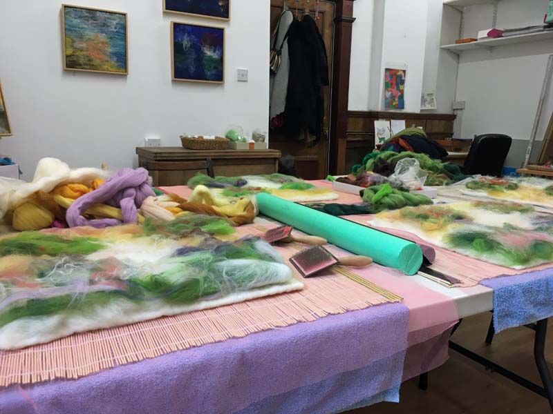 Enchanted Woodland wet felting Workshop 