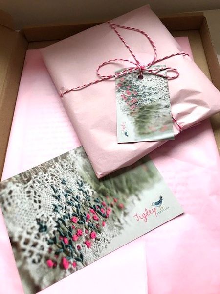 Your embroidery kit will arrive beautifully wrapped