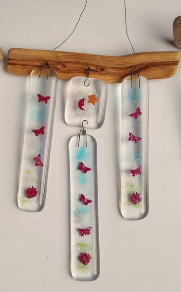 Fused glass chimes class Leyland