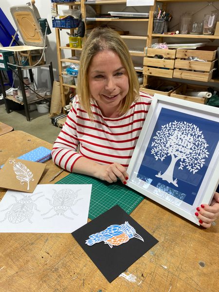 A fabulous Papercut Art Family Tree - you provide the names to include and Stacey will create a design for you