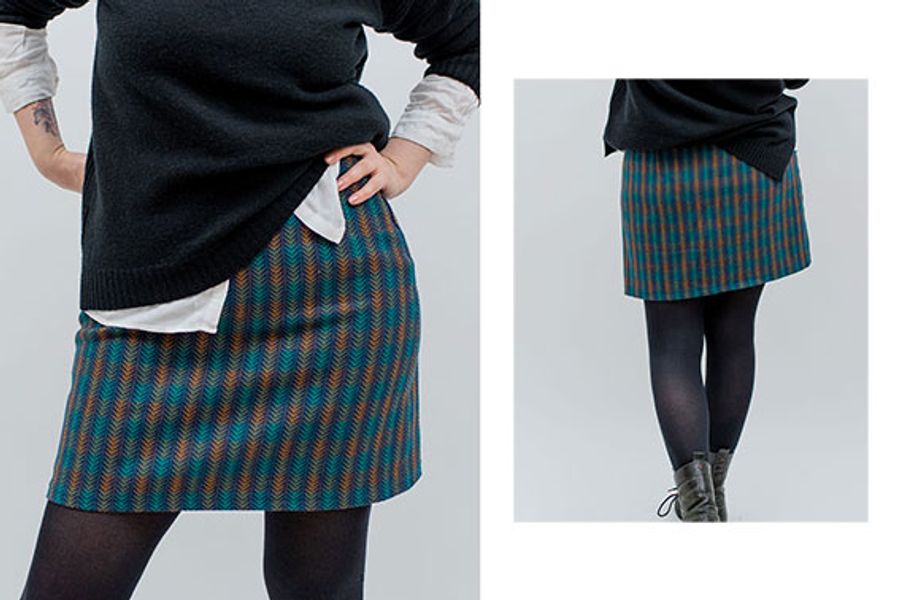 Module II. Mini Skirt.
This module is the most detailed step by step skirt making class. Here I will show you every single step required in making a timeless woollen mini skirt with lining.